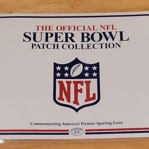 Willabee & Ward Official Super Bowl NFL Shield Patch Stat Card Collection Page